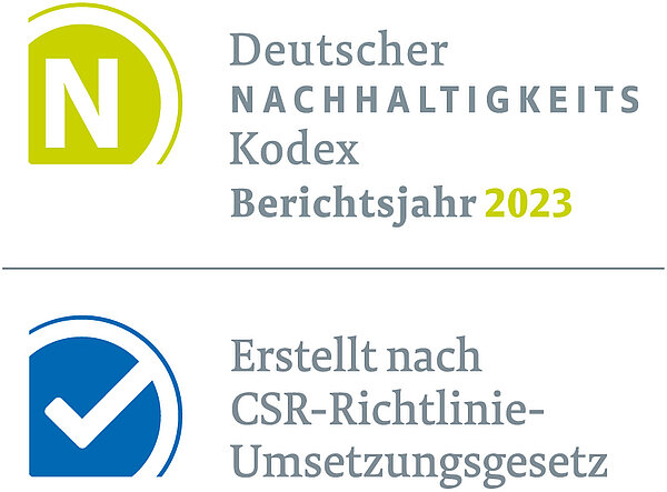 Deutscher Nachhaltigkeitskodex Berichtsjahr 2023 - Logo